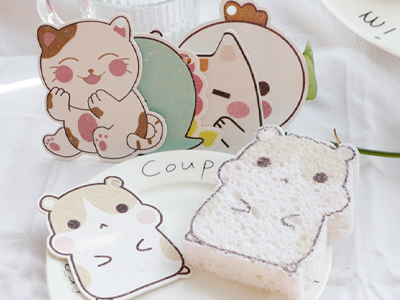 压缩木浆棉海绵