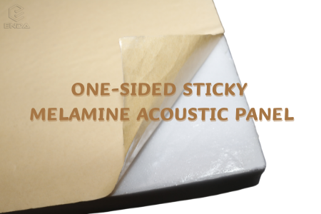 单面粘三聚氰胺吸音板