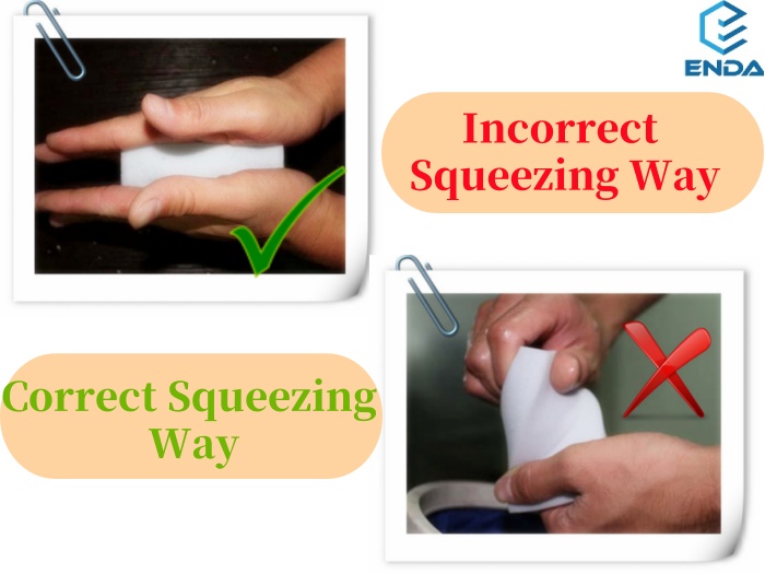 纳米海绵挤压方式