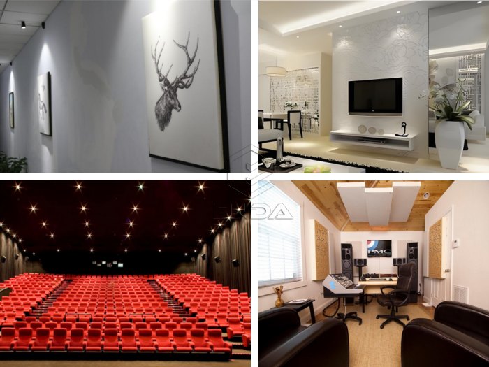 三聚氰胺吸音海绵在室内的应用