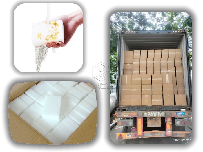 三聚氰胺海绵发往马来西亚